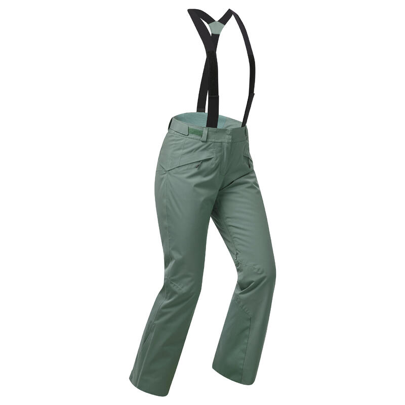 Calças de ski quentes mulher 580 - verde