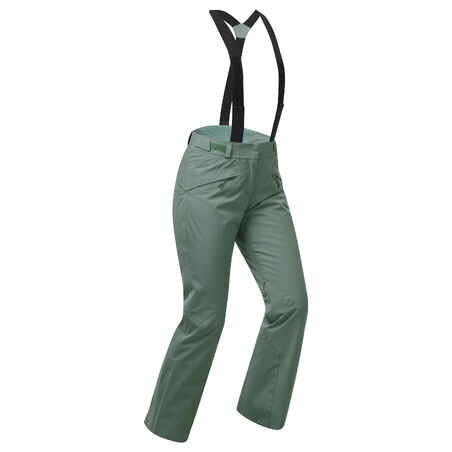 Γυναικείο, ζεστό παντελόνι σκι 580 - Πράσινο