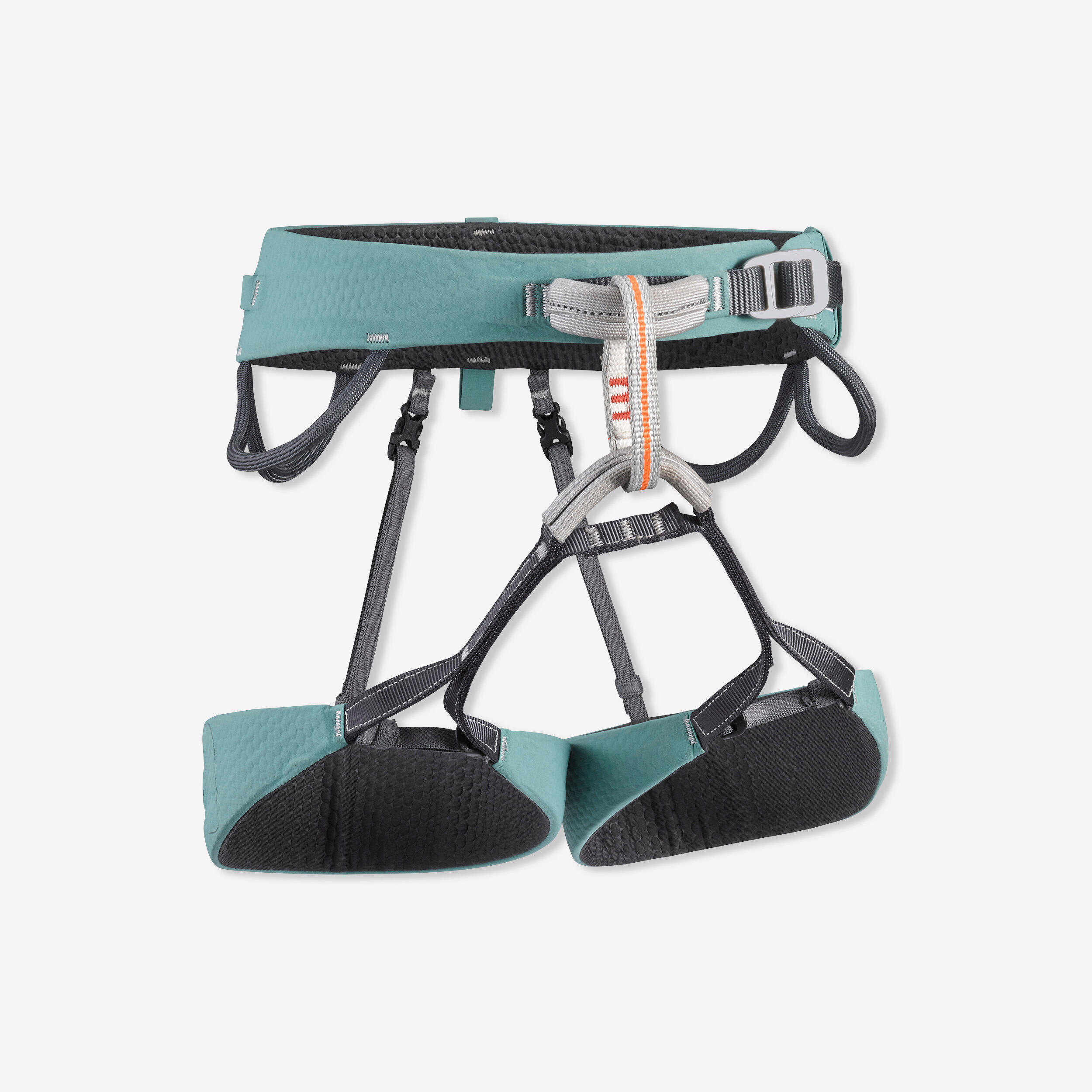 CLIMBING AND MOUNTAINEERING HARNESS - VERTIKA WOMEN TURQUOISE