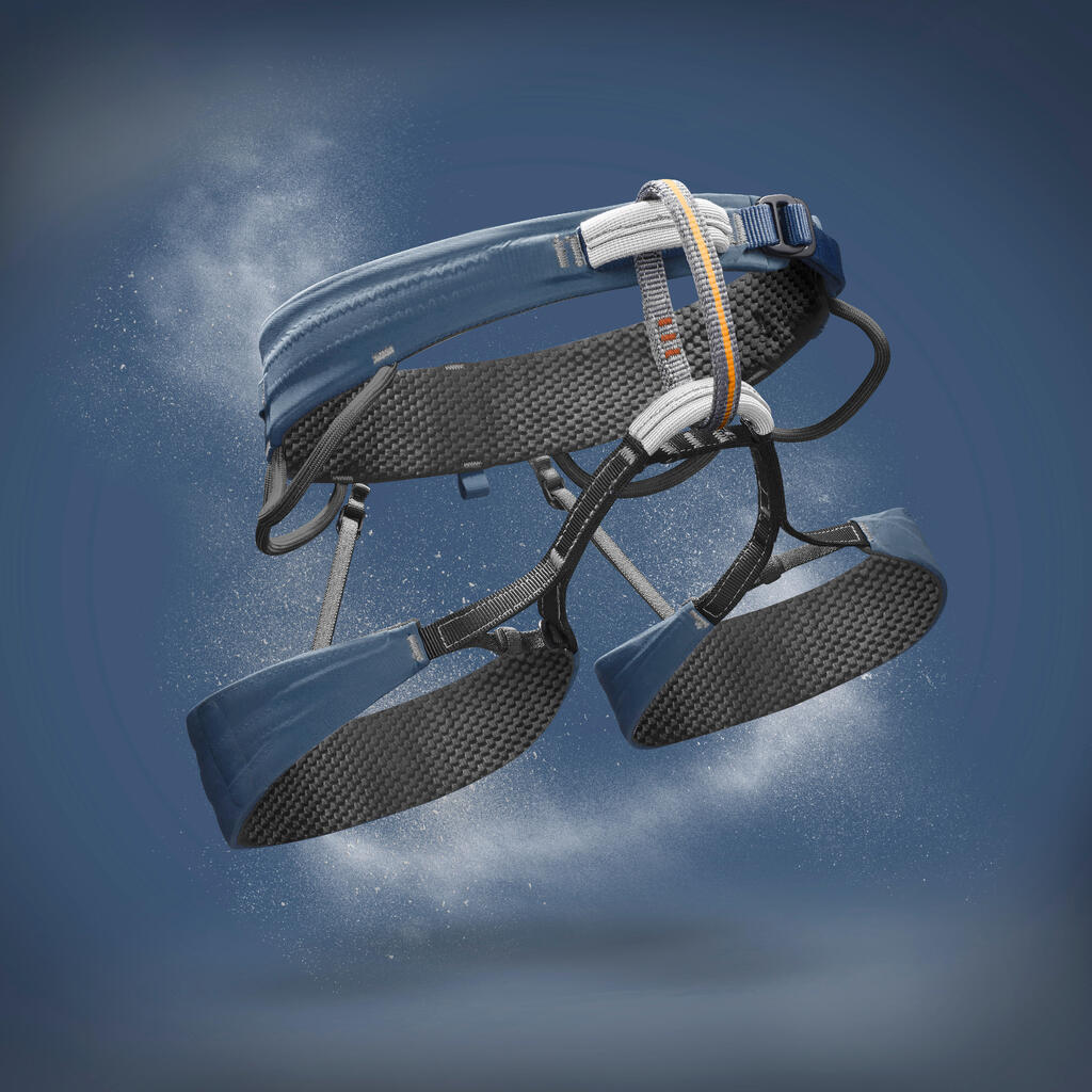 Pánsky sedací úväzok Vertika na lezenie a horolezectvo modrý