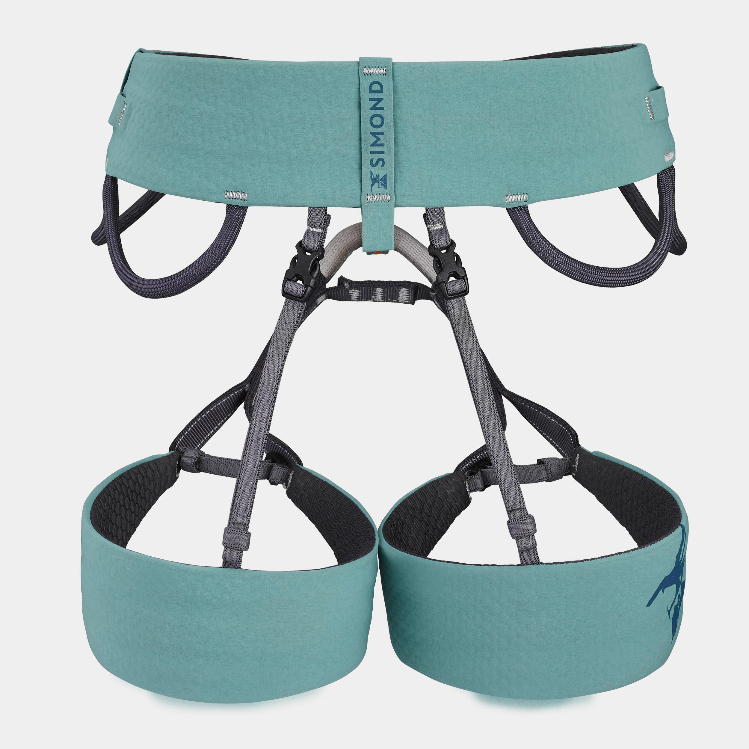 WOMEN'S HARNESS FOR ROCK CLIMBING AND MOUNTAINEERING VERTIKA TURQUOISE 4/7