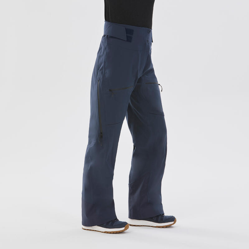 Pantaloni sci donna 500 blu