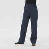 Skijaške hlače FR500 tople i vodootporne ženske tamnoplave