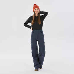 Women’s Ski Trousers FR500 - Navy Blue