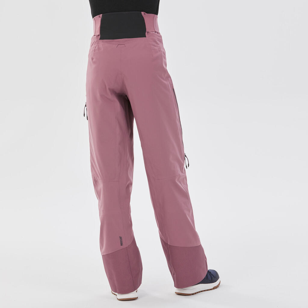 Roze ženske pantalone za skijanje FR500