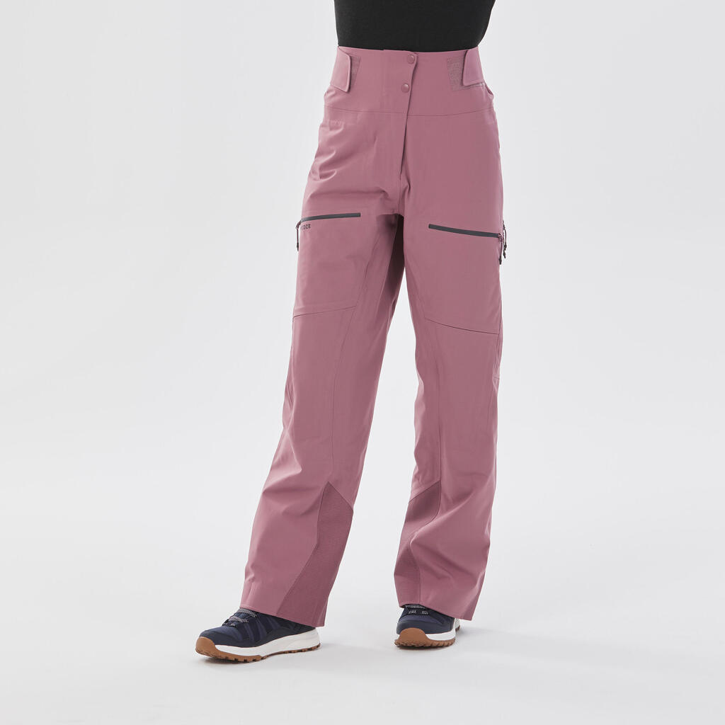 Roze ženske pantalone za skijanje FR500