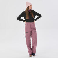 Roze ženske pantalone za skijanje FR500