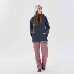 WOMEN’S SKI JACKET FR 500 - NAVY BLUE