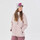 Куртка лыжная для фрирайда женская розовая fr500 padding WEDZE