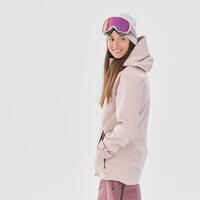 WOMEN’S SKI JACKET FR 500 - PINK