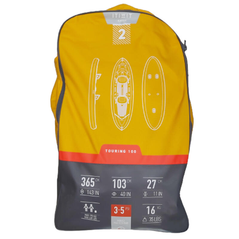 BACKPACK  FOR INFLAT. KAYAK X100+2 PERSON AFTER-SALES SERVICE
