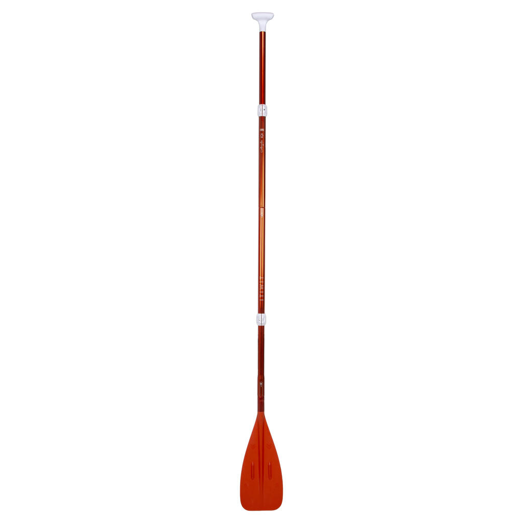 Paddle Ultra-compact 5-part stand-up paddle (160-220 cm orange).