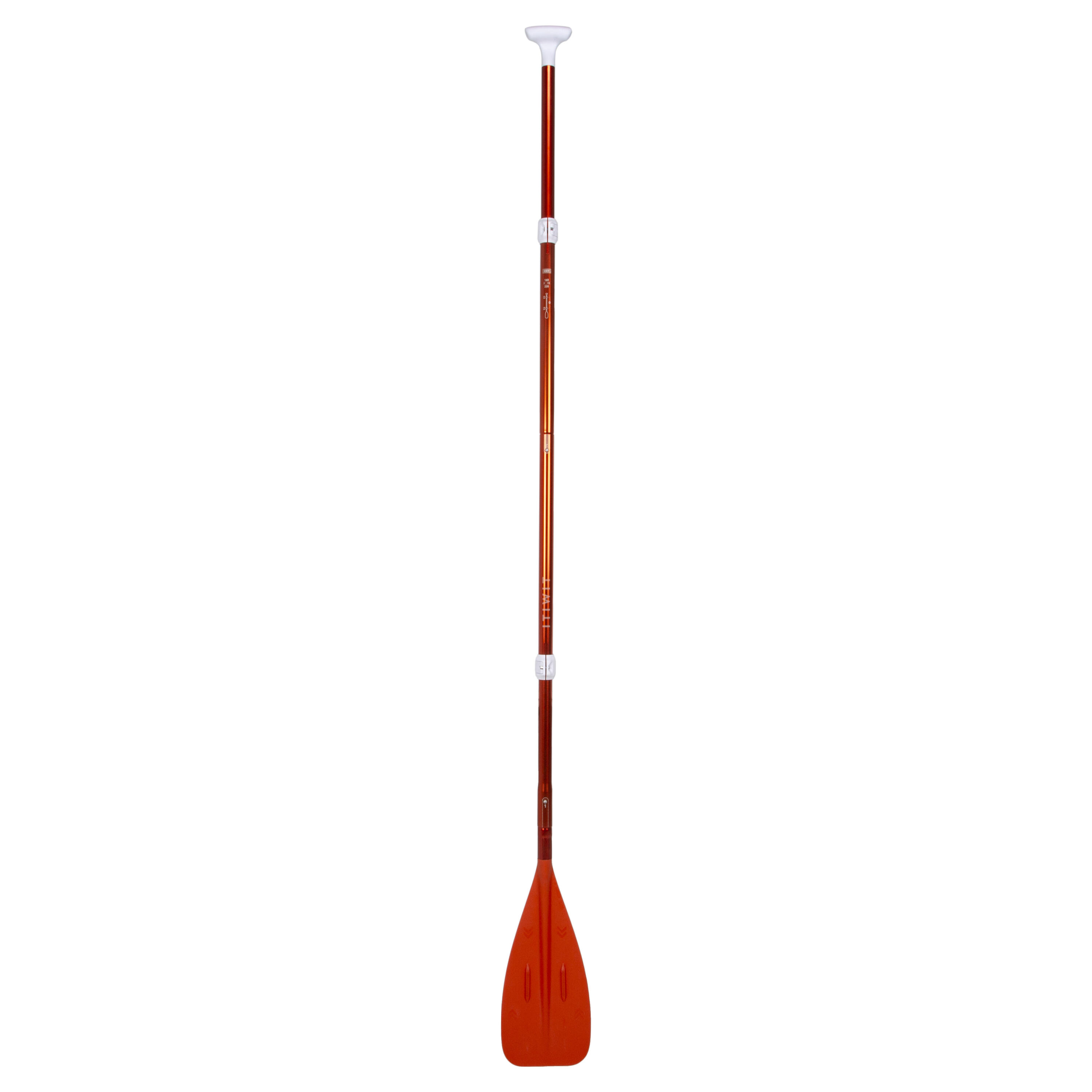 Ultra-compact 5-part stand-up paddle, 160-220 cm.