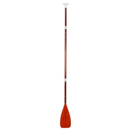 ULTRA-COMPACT ADJUSTABLE DETACHABLE STAND-UP PADDLE 100 160-220 CM - ORANGE