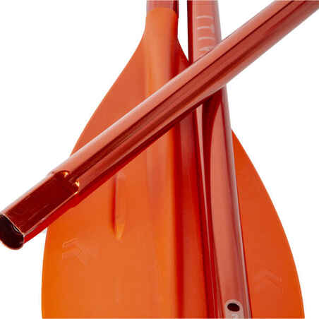Paddle Ultra-compact 5-part stand-up paddle (160-220 cm orange).