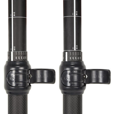 Весло для каяка PR500 регульоване і розбірне карбонове 5 частин 190-210 см