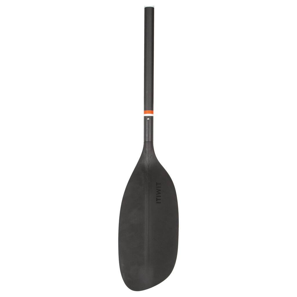 Paddel Kajak/Packraft Carbon/Kunststoff zerlegbar/verstellbar 5-tlg. 195–215 cm