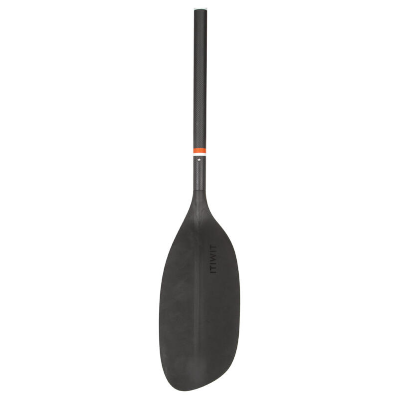Kayak/packraft paddle - carbon-plastic adjustable-separable - 5 sections 195-215