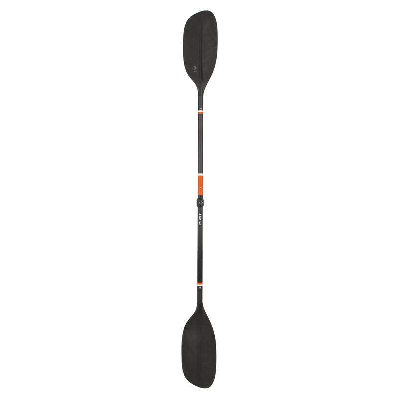 Paddel Kajak/Packraft Carbon/Kunststoff zerlegbar/verstellbar 5-tlg. 195–215 cm