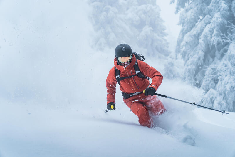 CALÇAS DE SKI HOMEM FR500 TERRA COTA