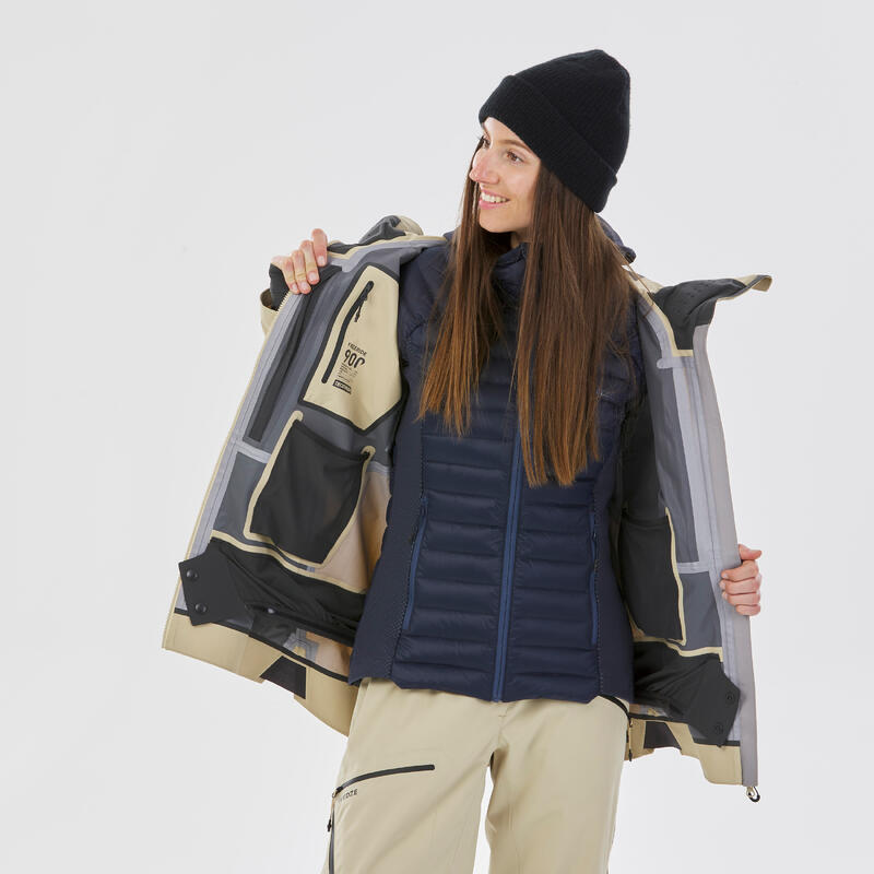 Ski-jas voor dames FR900 beige