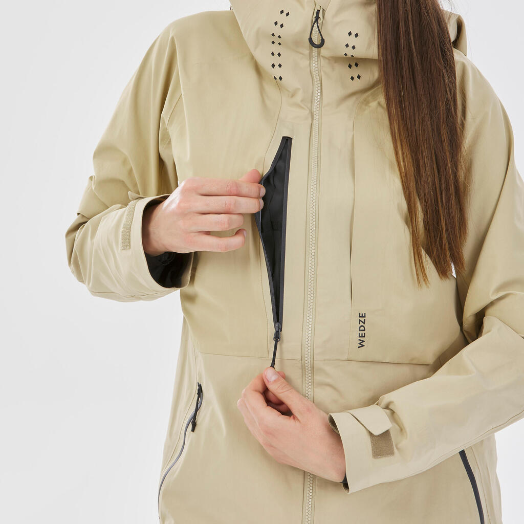 Women’s Ski Jacket FR 900 - Light Blue