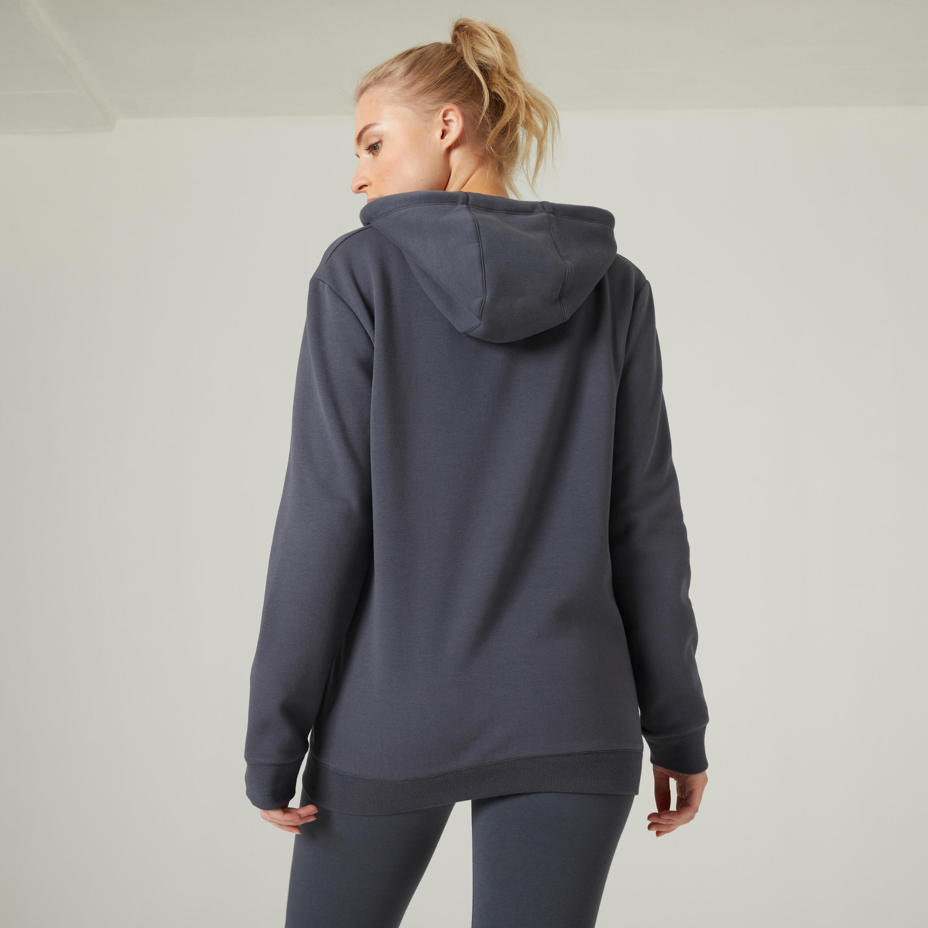 Women's Fitness Hoodie 520 - Abyss Grey 2/6