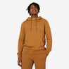 Men's Gym Cotton Hoodie Essential 500 - Hazelnut