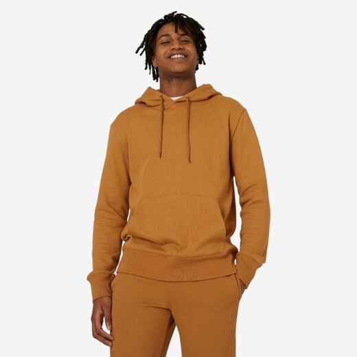 
      Men's Fitness Hoodie 500 Essentials - Hazelnut
  