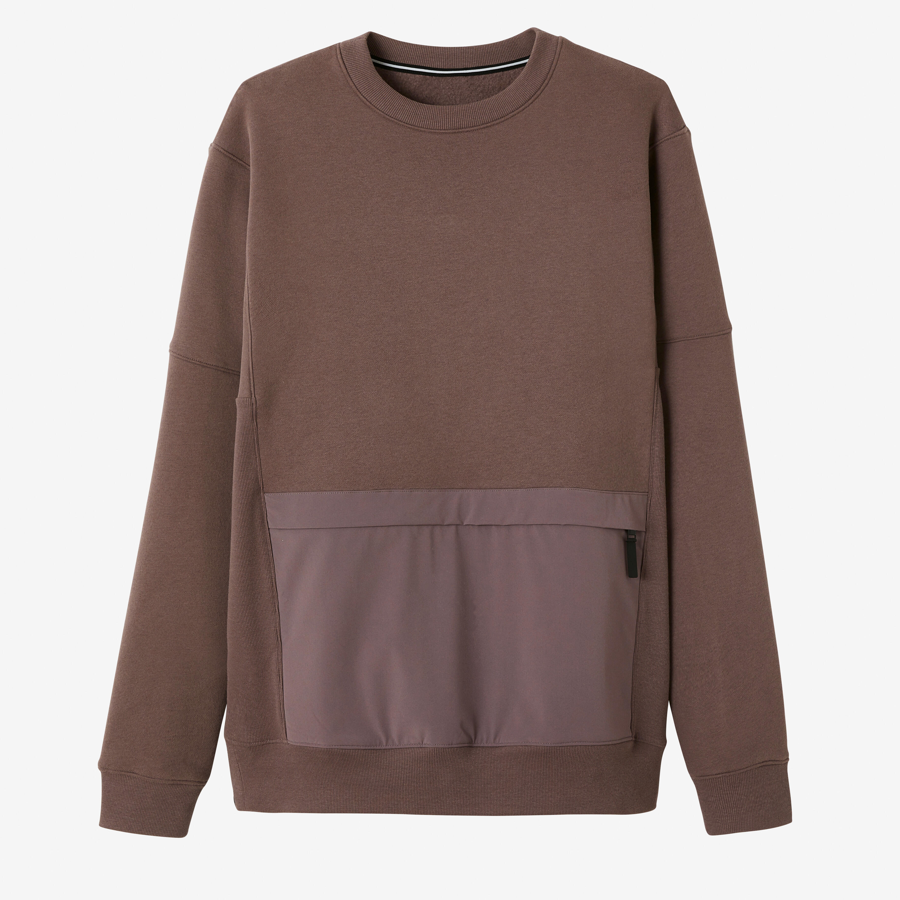 Men s Gym Cotton Blend Sweatshirt with Kangaroo Pocket 520 Grey