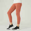 Women's Slim 7/8 Fitness Leggings 520 - Sepia