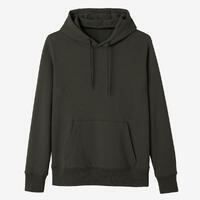 Sweat à capuche Fitness homme - 500 Essentials vert foncé