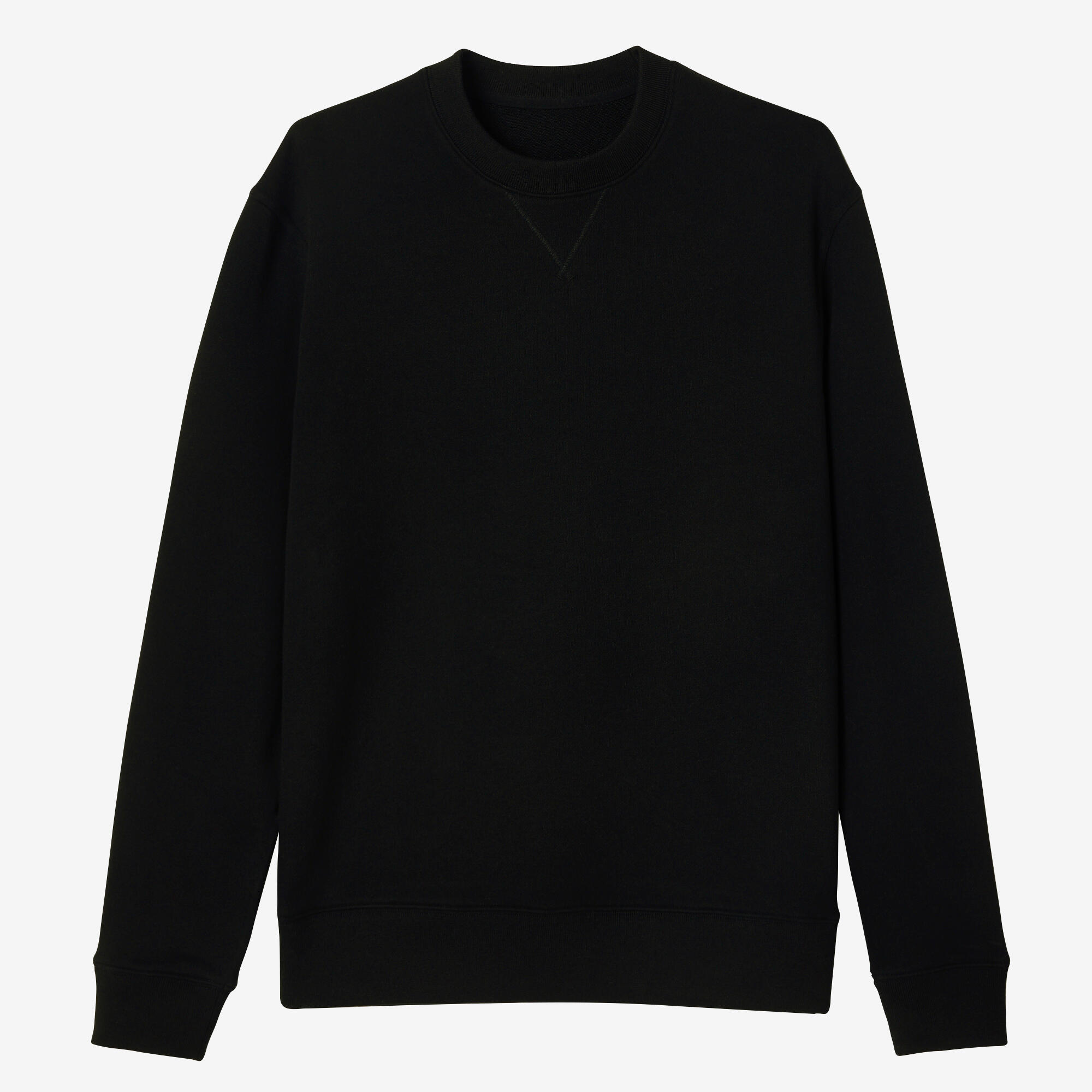Sweat Fitness Homme - Crew 500 Essentials Noir 8/10