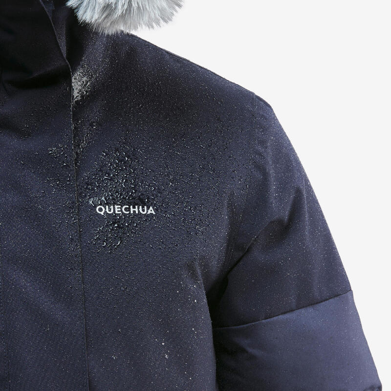 Kurtka turystyczna zimowa dla dzieci Quechua SH500 -8°C wodoodporna