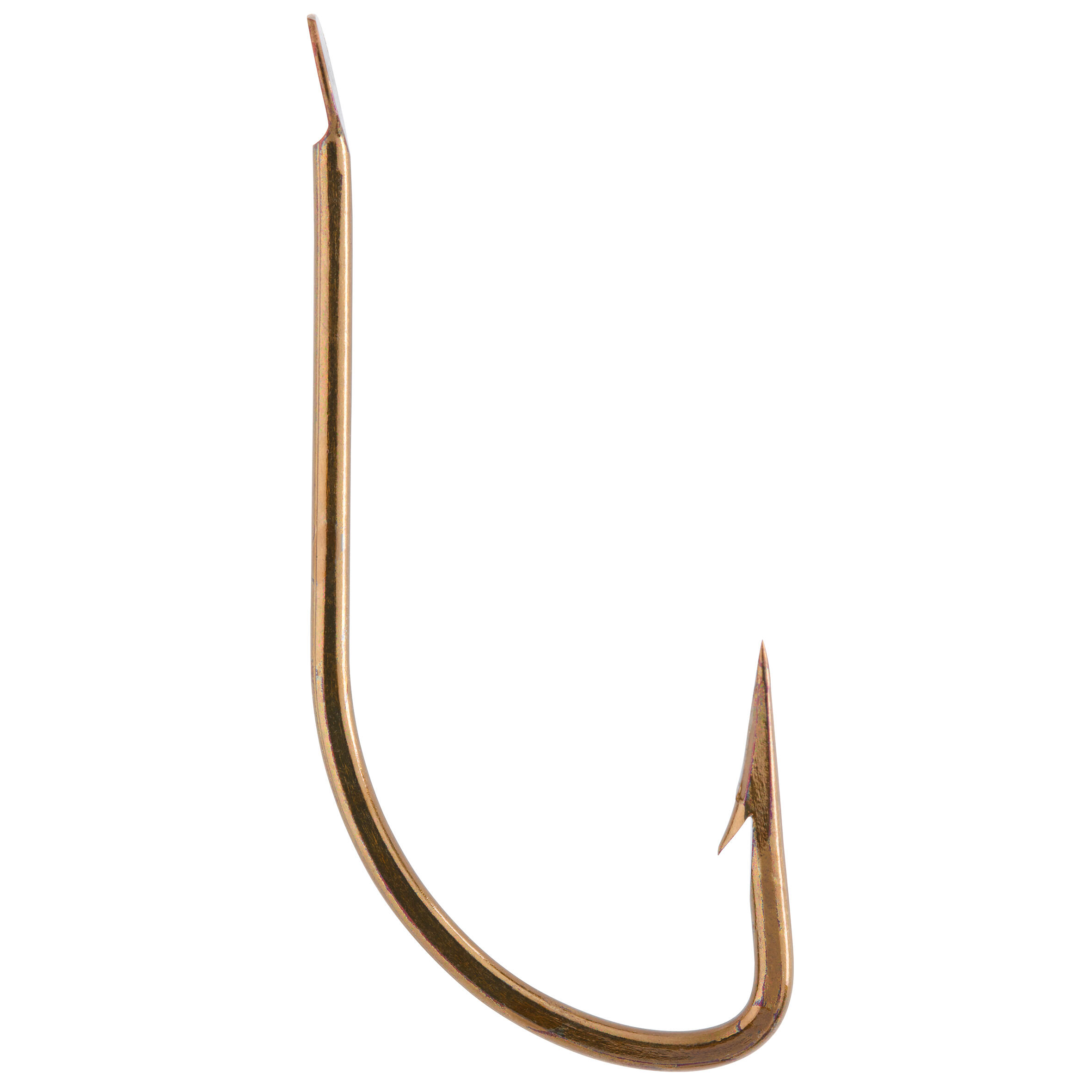 HAMEÇON SIMPLE BRONZE RENVERSE   NON MONTE PA HK 0R   X50 8/8