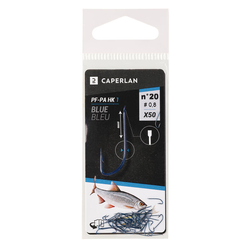 ANZOL SIMPLES AZUL NÃO MONTADO PA HK 1 X50 PARA A PESCA DIRETA