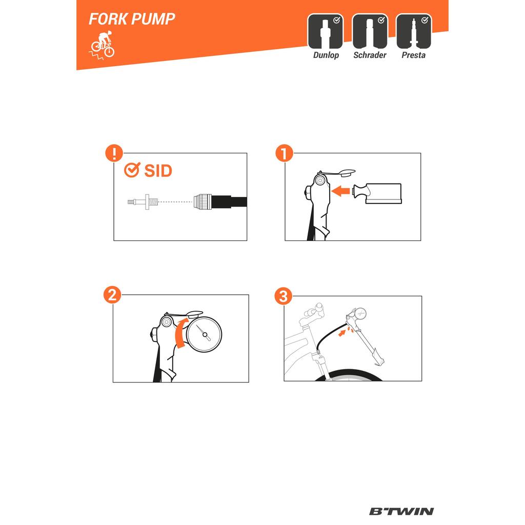 POMPE POUR FOURCHE ET AMORTISSEUR