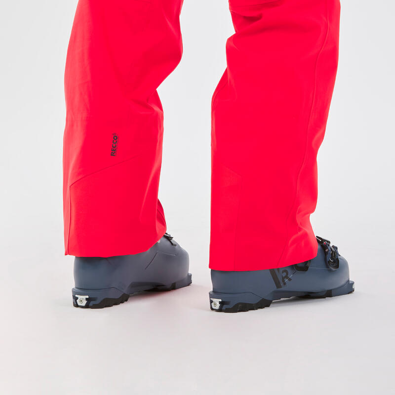 Pantalon impermeabil și respirant Schi Patrol Roșu Bărbați 