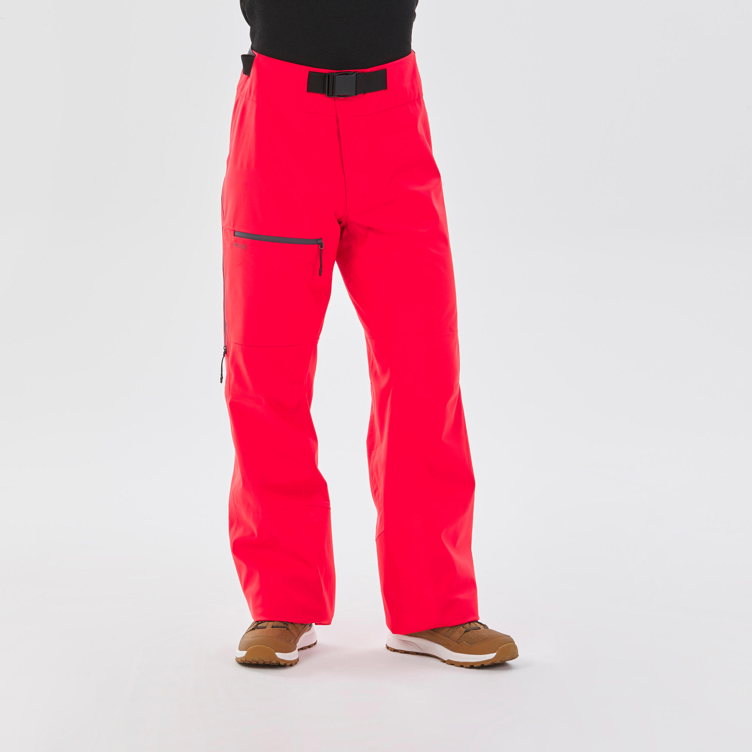 WEDZE MEN’S SKI TROUSERS FR PATROL - RED