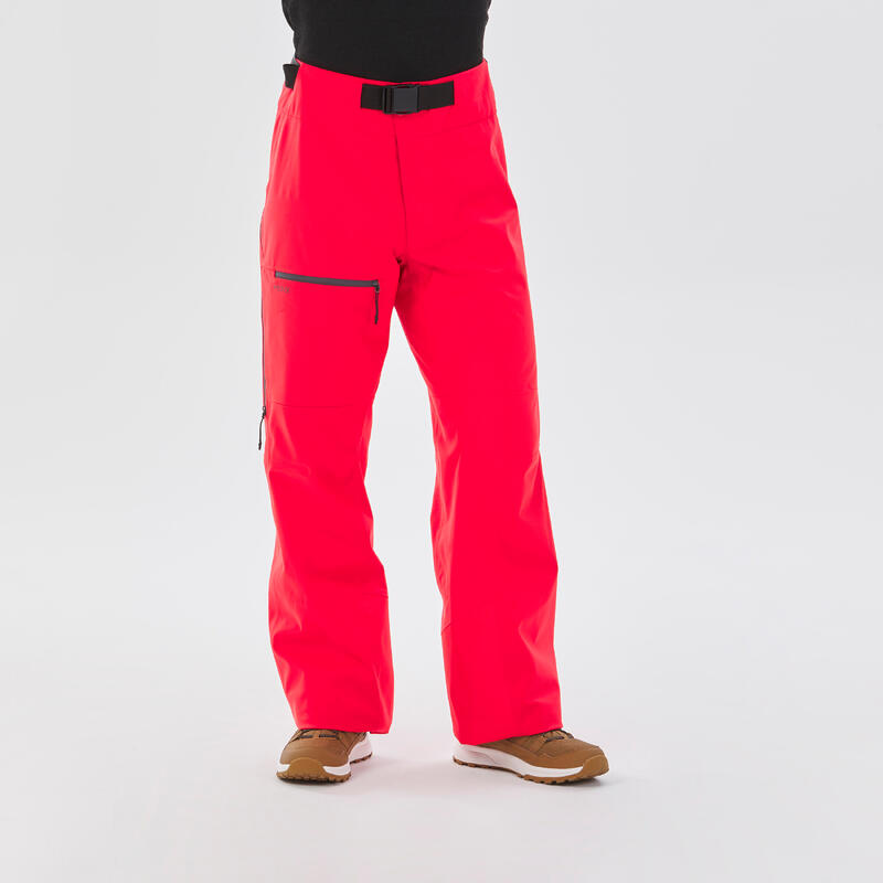 Pantalon impermeabil și respirant Schi Patrol Roșu Bărbați 