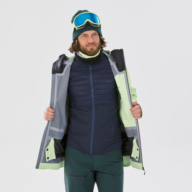 Ski-jas voor heren FR Patrol fluogeel