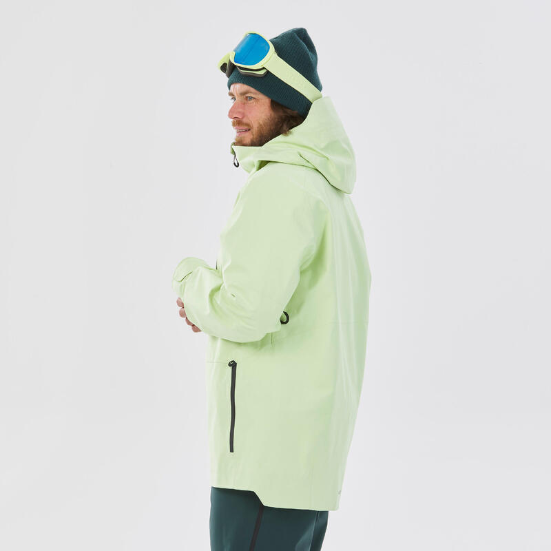 VESTE DE SKI HOMME - FR PATROL - JAUNE FLUO