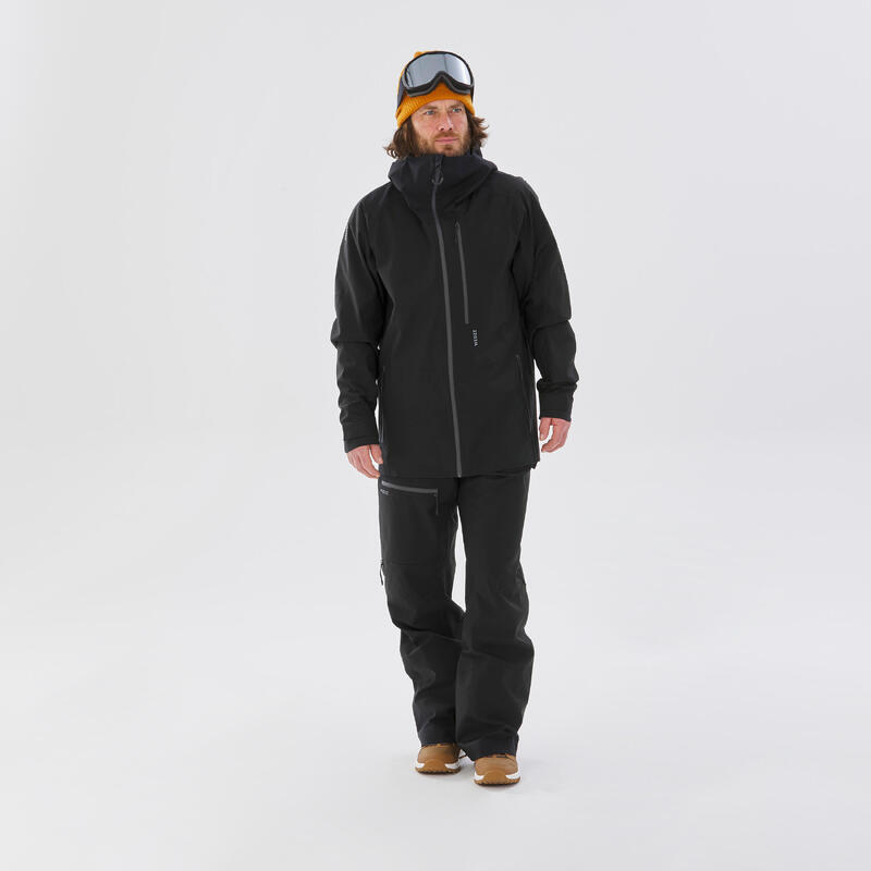 Ski-jas voor heren FR Patrol zwart