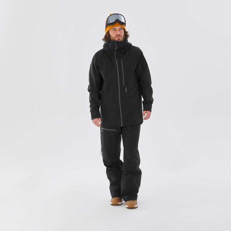 Skihose Herren Freeride - FR Patrol schwarz 