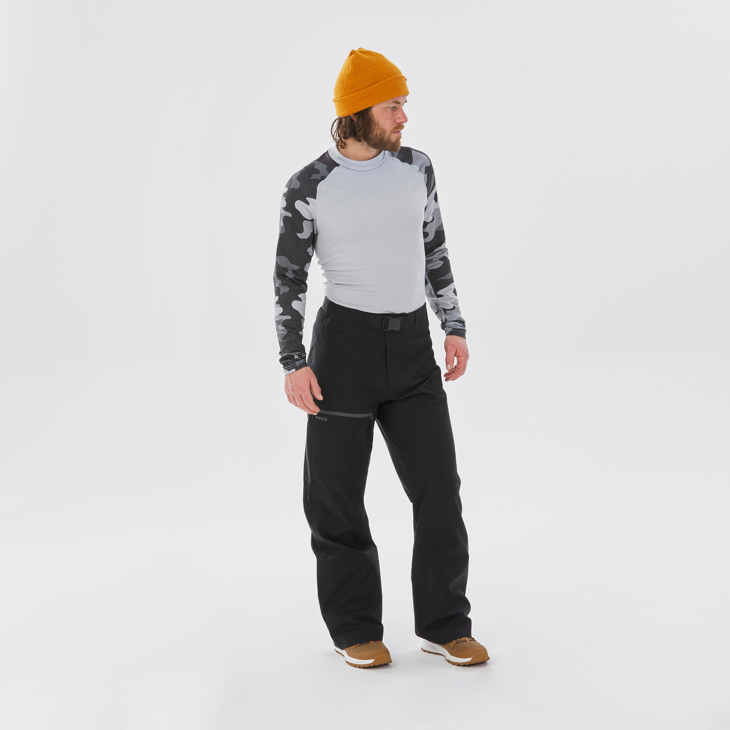 MEN'S SKI TROUSERS - FR PATROL - BLACK 6/13