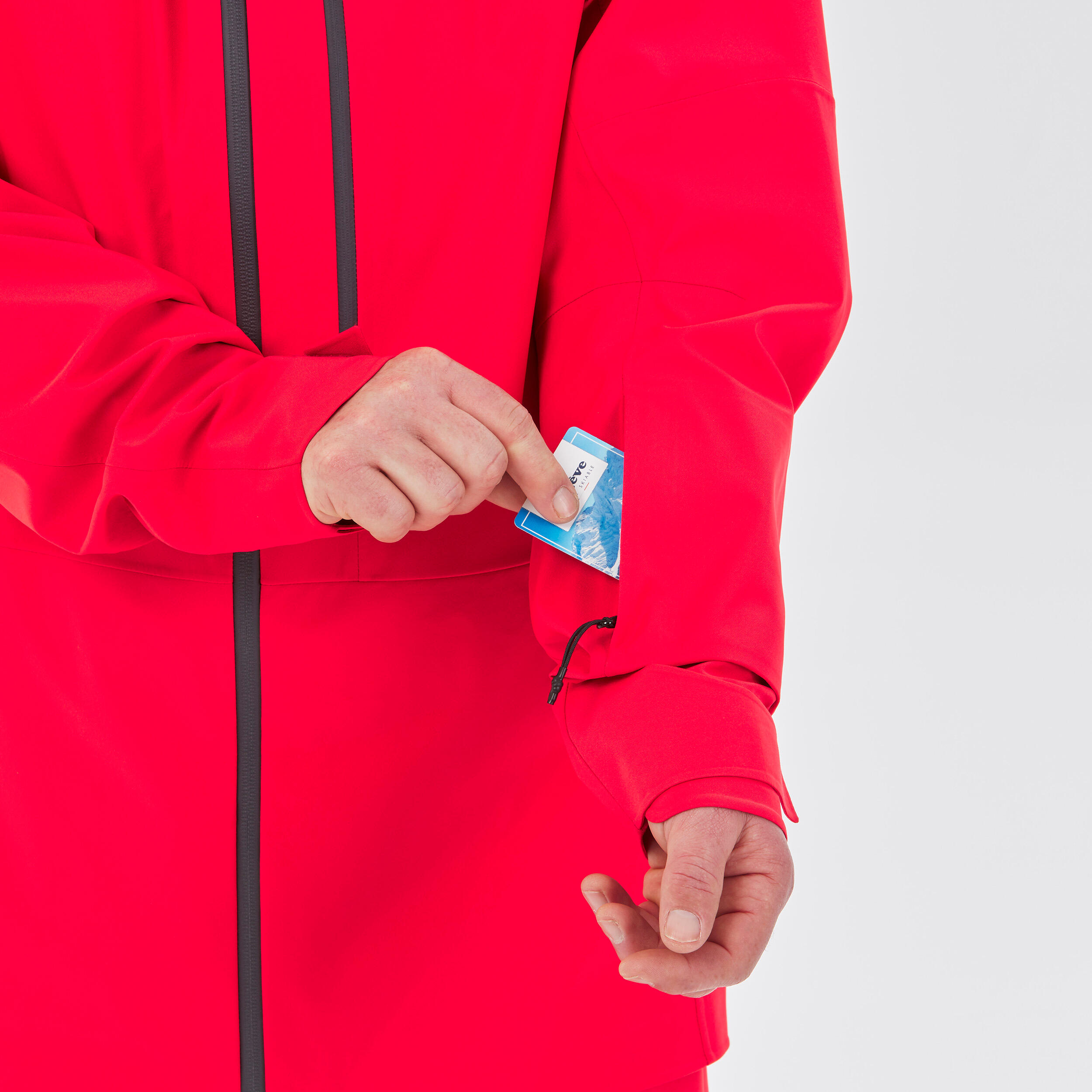 MEN'S SKI JACKET - FR PATROL - RED 9/12