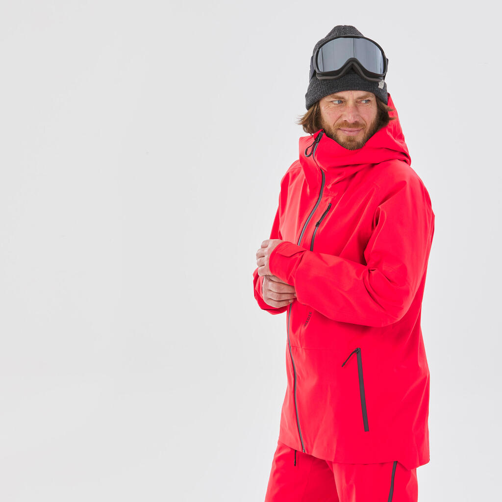 MEN'S SKI JACKET - FR PATROL - NEON YELLOW