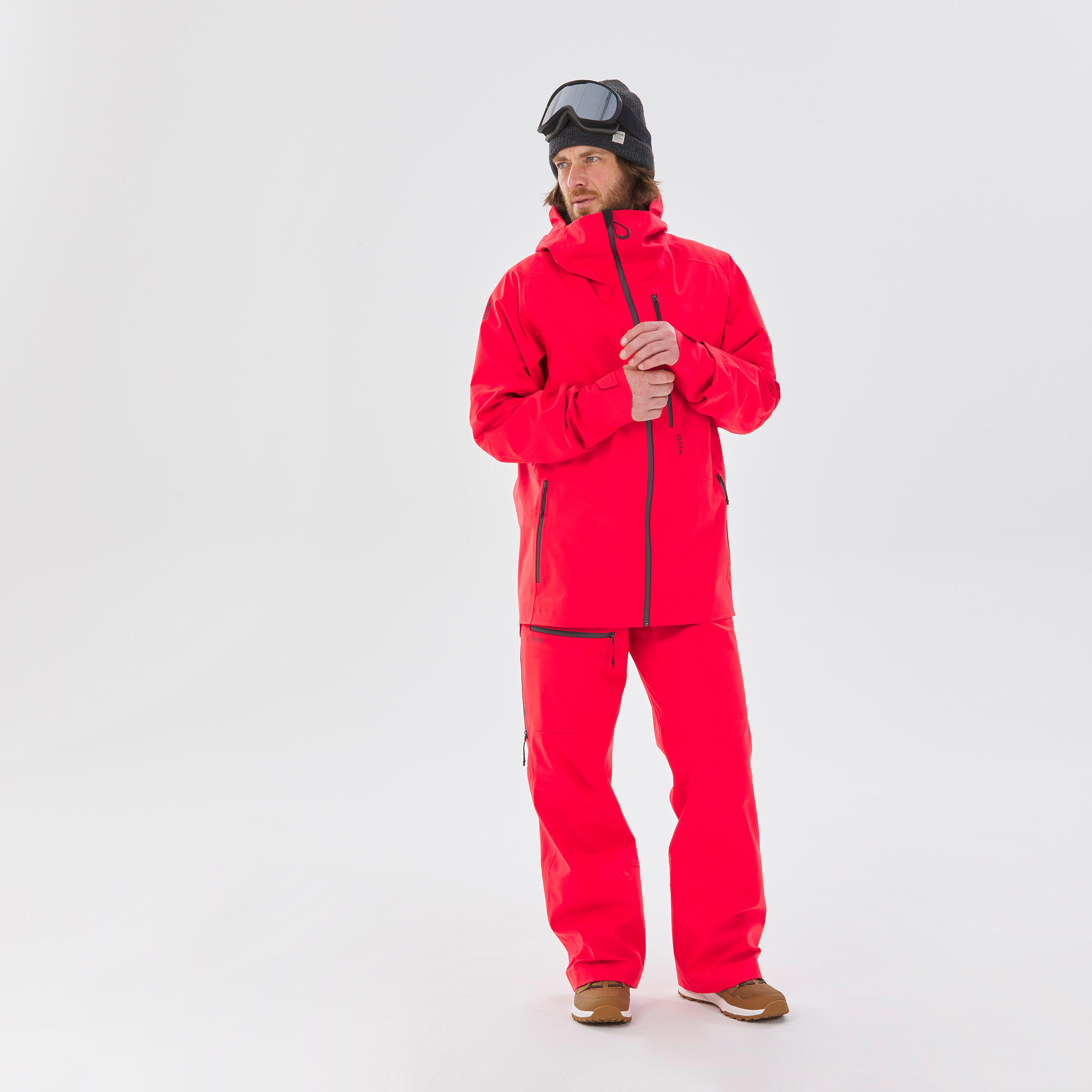 MEN'S SKI JACKET - FR PATROL - RED 3/12