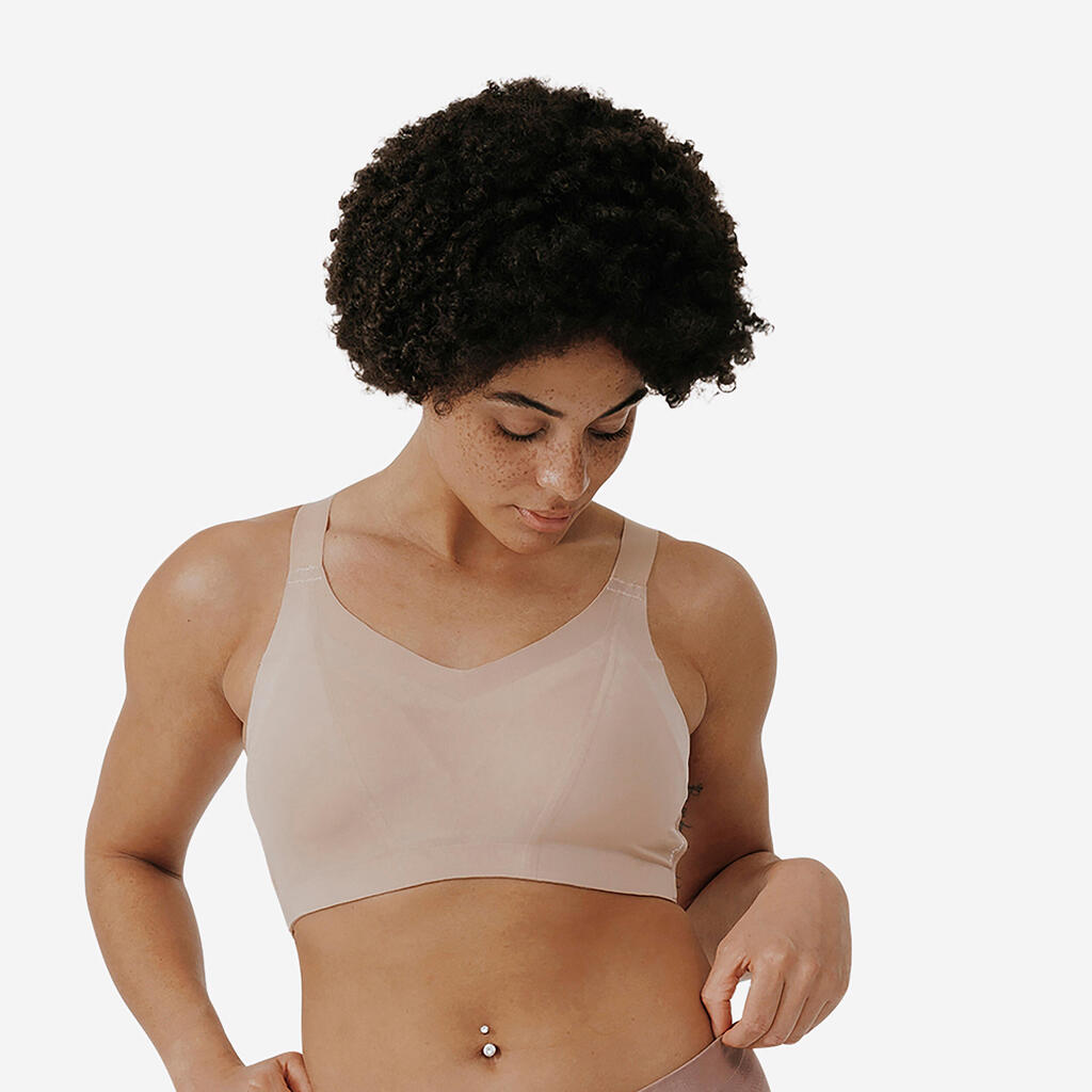 MAX-SUPPORT NUDE COMFORT SPORTS BRA