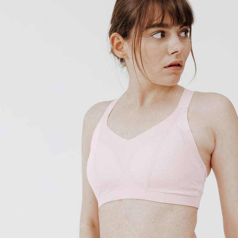 BRA OLAHRAGA NUDE COMFORT LEVEL SUPPORT TINGGI - Decathlon